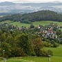 Blick von der Lausche in Lausitzer Bergland